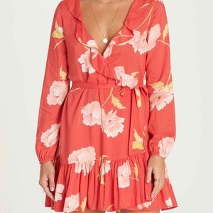 Billabong Ruff Girls Club Wrap Dress